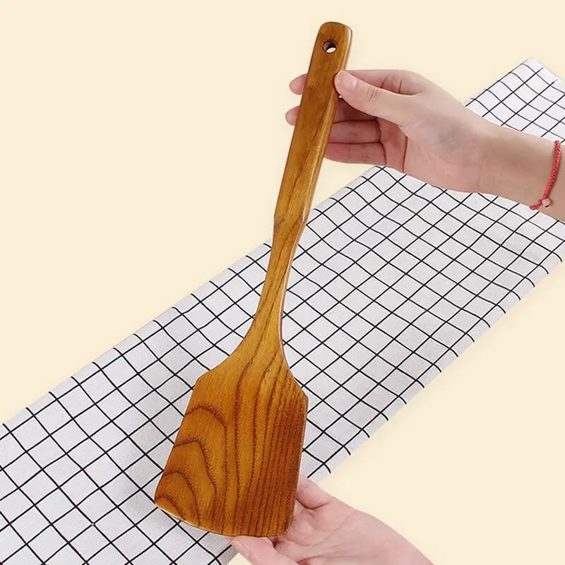 PFDIYF Non-stick Eco-friendly Portable Wooden Utensil Kitchen Cooking Spoon Spatula Mixing Wood Tools Kitchen Accessories PFDIYF Non-stick Eco-friendly Portable Wooden Utensil Kitchen Cooking Spoon Spatula Mixing Wood Tools Kitchen Accessories