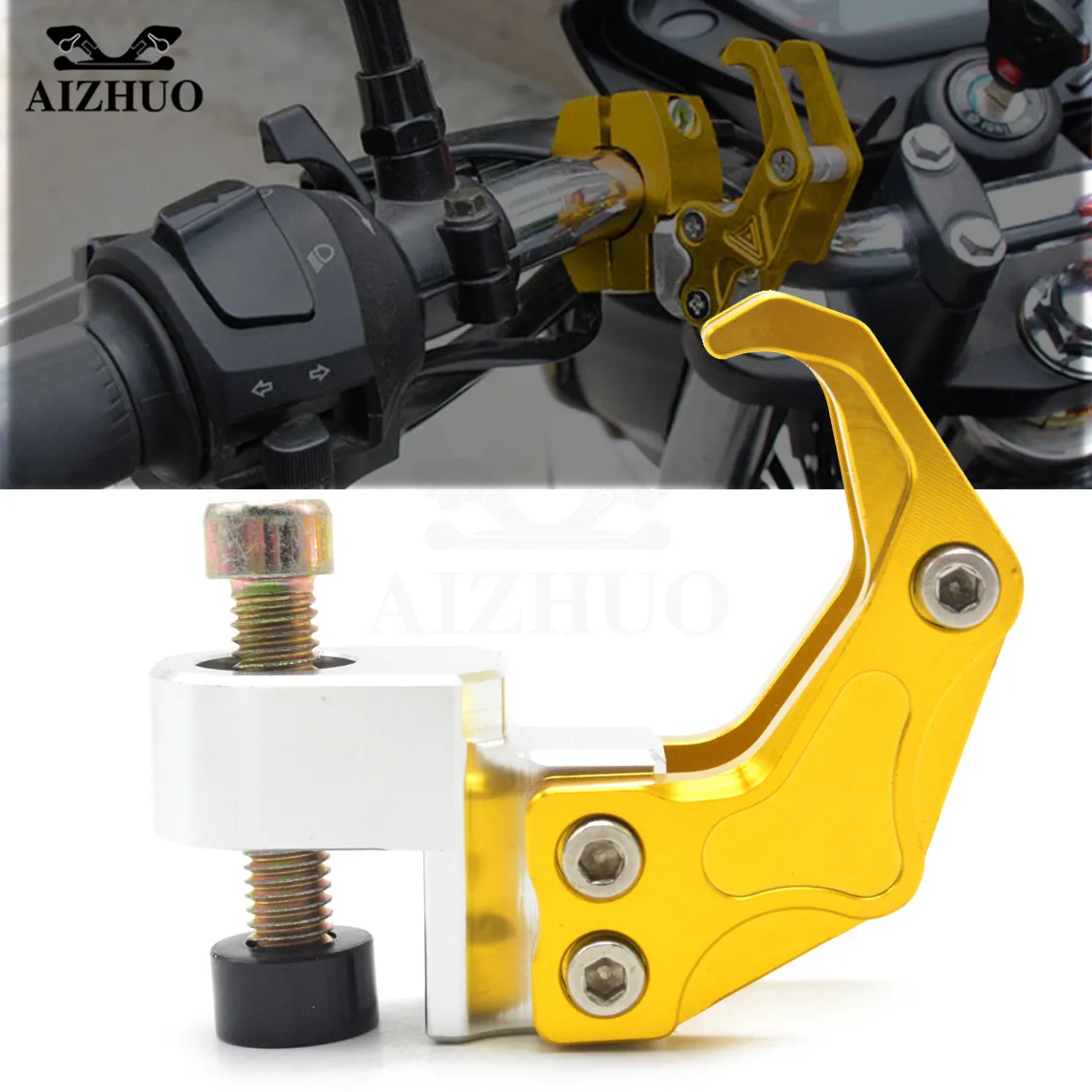 CNC алюминиевый мотоцикл крюк руль багаж шлем сумка вешалка для Honda MSX125 2013-2016 MSX125SF |