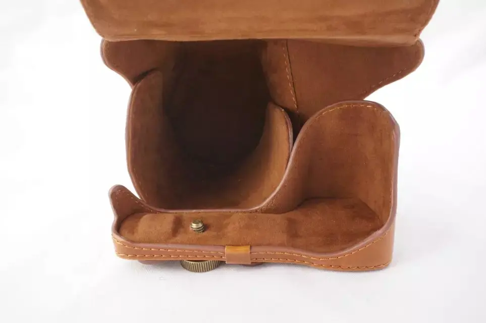 hiking camera backpack New Retro Vintage Pu Leather camera Bag For Sony NEX 5N Nex 5T Nex 5R  camera Case With Strap Black Coffee Brown Red designer camera bags