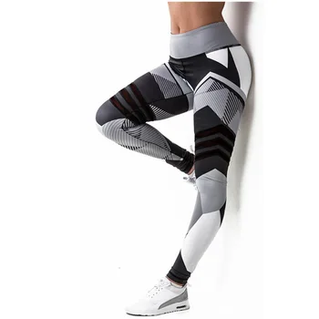 2017 Sale Women Leggings High Elastic Leggings Printing Women Fitness Legging Push Up Pants Clothing Sporting Leggins Jegging 1