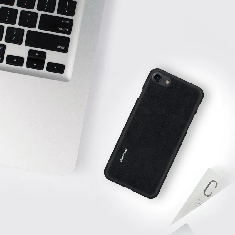 Black Роскошный Винтажный чехол из искусственной кожи для Iphone 4, чехол для телефона Iphone 4S, чехол в деловом стиле - Цвет: Black
