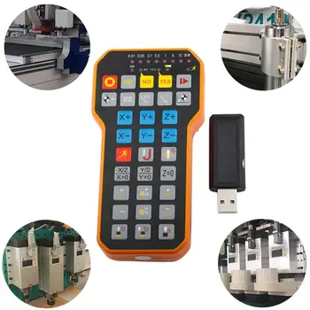 

CNC Handwheel NC Studio USB Wireless Remote Handle 3 Axis CNC Controller For CNC Router Engraving Machine Weihong System