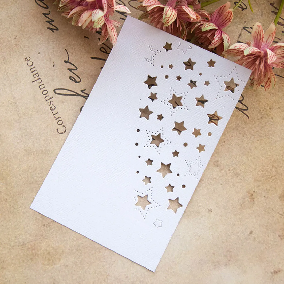 

Star Background Metal Cutting Dies Stencils for DIY Scrapbooking Photo Album Paper Cards Decorative Crafts