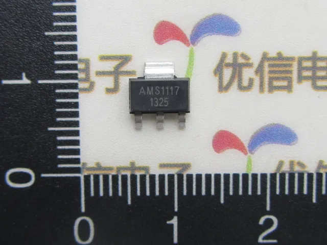 New original AMS1117-ADJ adjustable power IC buck linear regulator LDO SOT-223 - A1208 | Электронные компоненты и