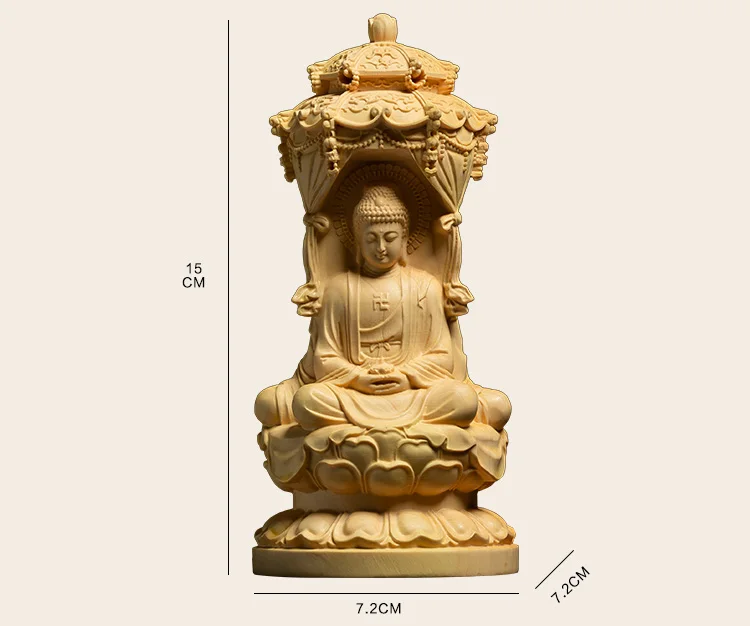 Три стороны Amitabha, Guanyin, Bodhisattva Buxus резьба по дереву Западная thress Gods деревянная домашняя статуя Будды твердые деревянные украшения