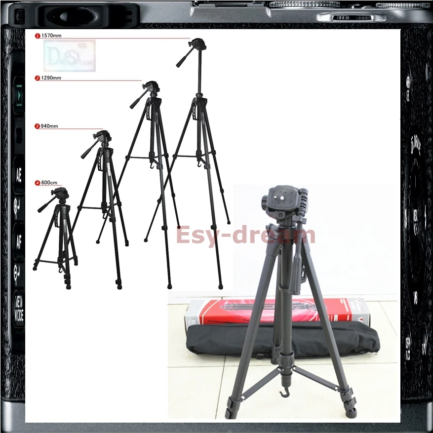 Fancier WT 3540 Tripode Professional Tripod Soporte for Photo Foto Camera WF 3540 PT167in