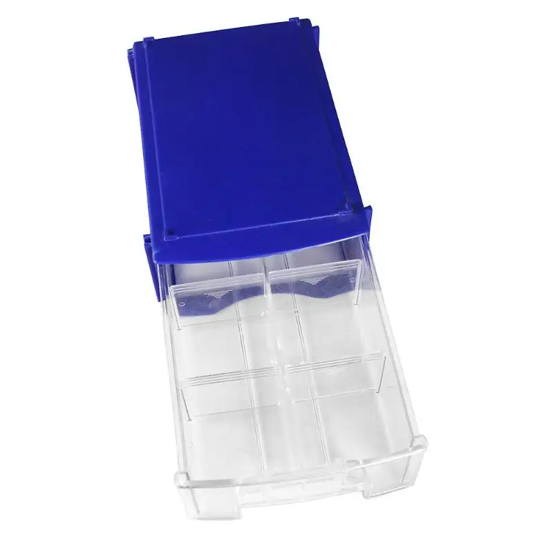 С несколькими отделениями прозрачный ящик для хранения прочный пластик чехол винт аппаратные средства инструмент организатор