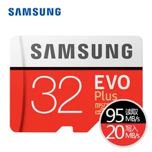 Карта памяти SAMSUNG EVO Plus 32 ГБ/SDHC 64 Гб/128 ГБ/256 ГБ/SDXC Micro SD TF карта