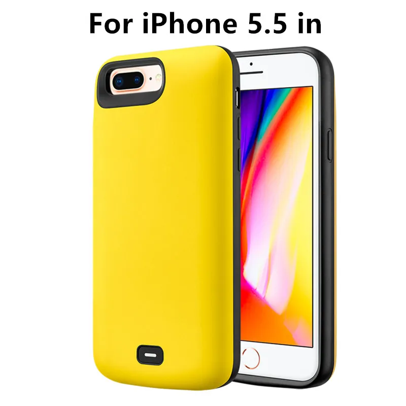 

Power Bank Pack Backup Battery Charge 8000mAh Universal 5.5 in For iPhone 6 6S iPhone 7 7 plus 8 plus Backup battery Anti-knock