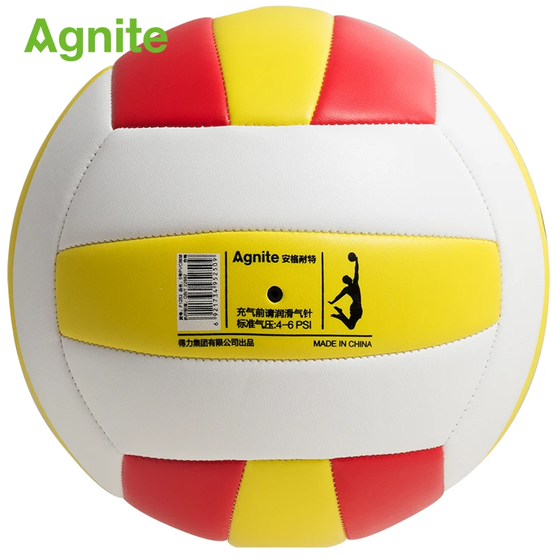Agnite المهنة الكبار الطائرة رقم 5 PVC لينة آلة الطائرة داخلي التدريس الكرة المنافسة التدريب كرات بالجملة