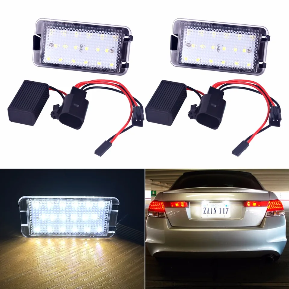 light number plate for car