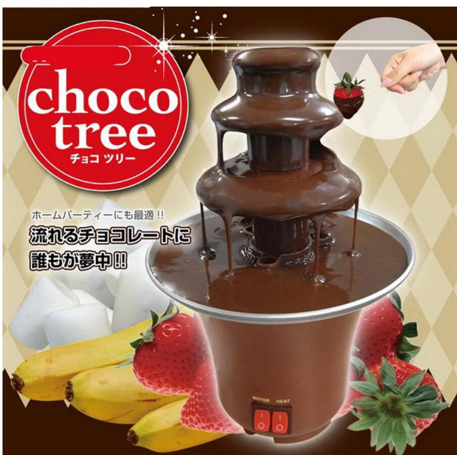 

Creative Rotating Chocolate Fountain Melting Machine With Heating Function Chocolate Fondue tempering Machine