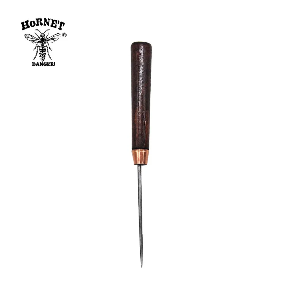 Дырокол для кальяна HORNET из фольги с деревянной ручкой, инструмент для пирсинга, одинарный Дырокол из фольги Chicha, аксессуары из алюминиевой фольги