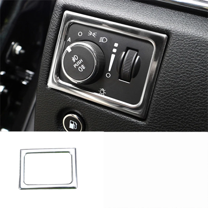 Lsrtw2017 Abs Car Interior Central Control Decorations for Jeep Grand Cherokee 2011 2012 2013 - Название цвета: headlight switch