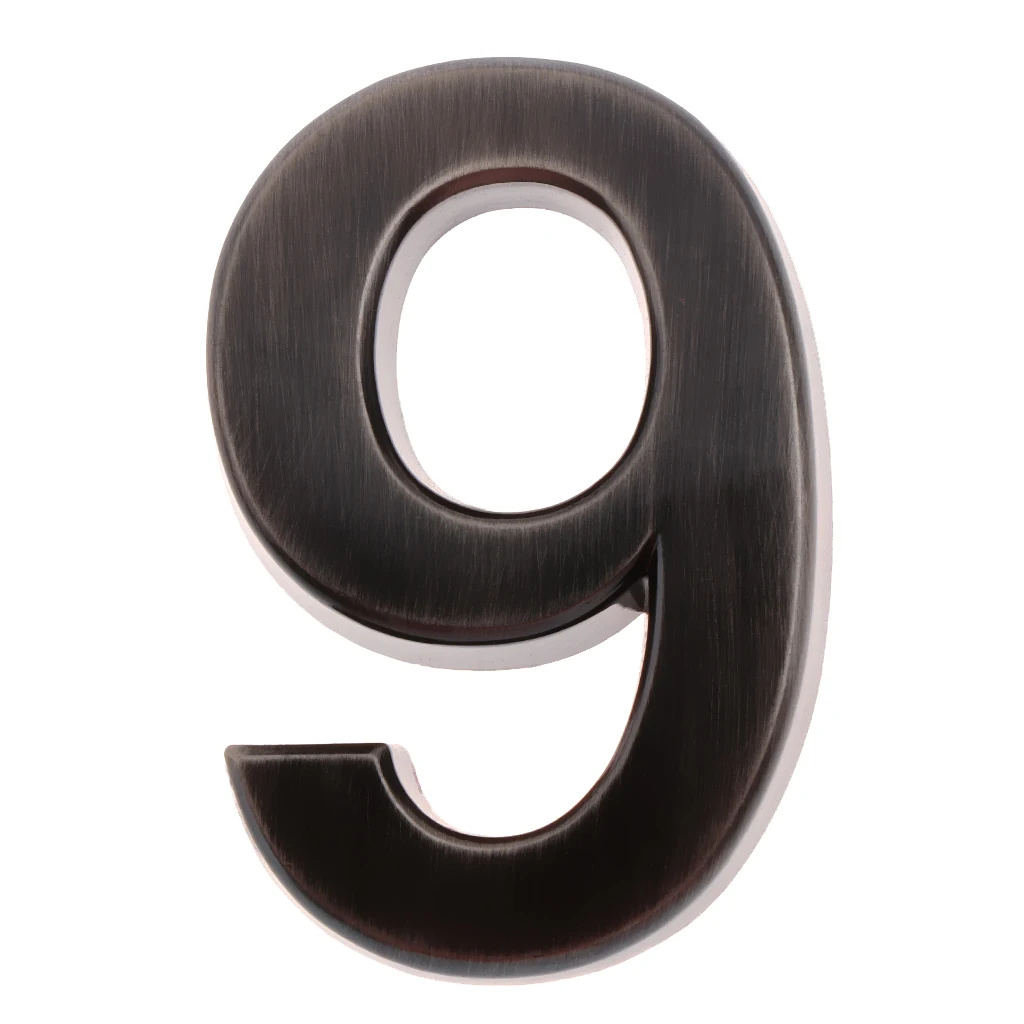 Self-adhesive House Address Digits Numbers Sign Stickers for Mailbox Apartment Hotel Door Address Number Sign
