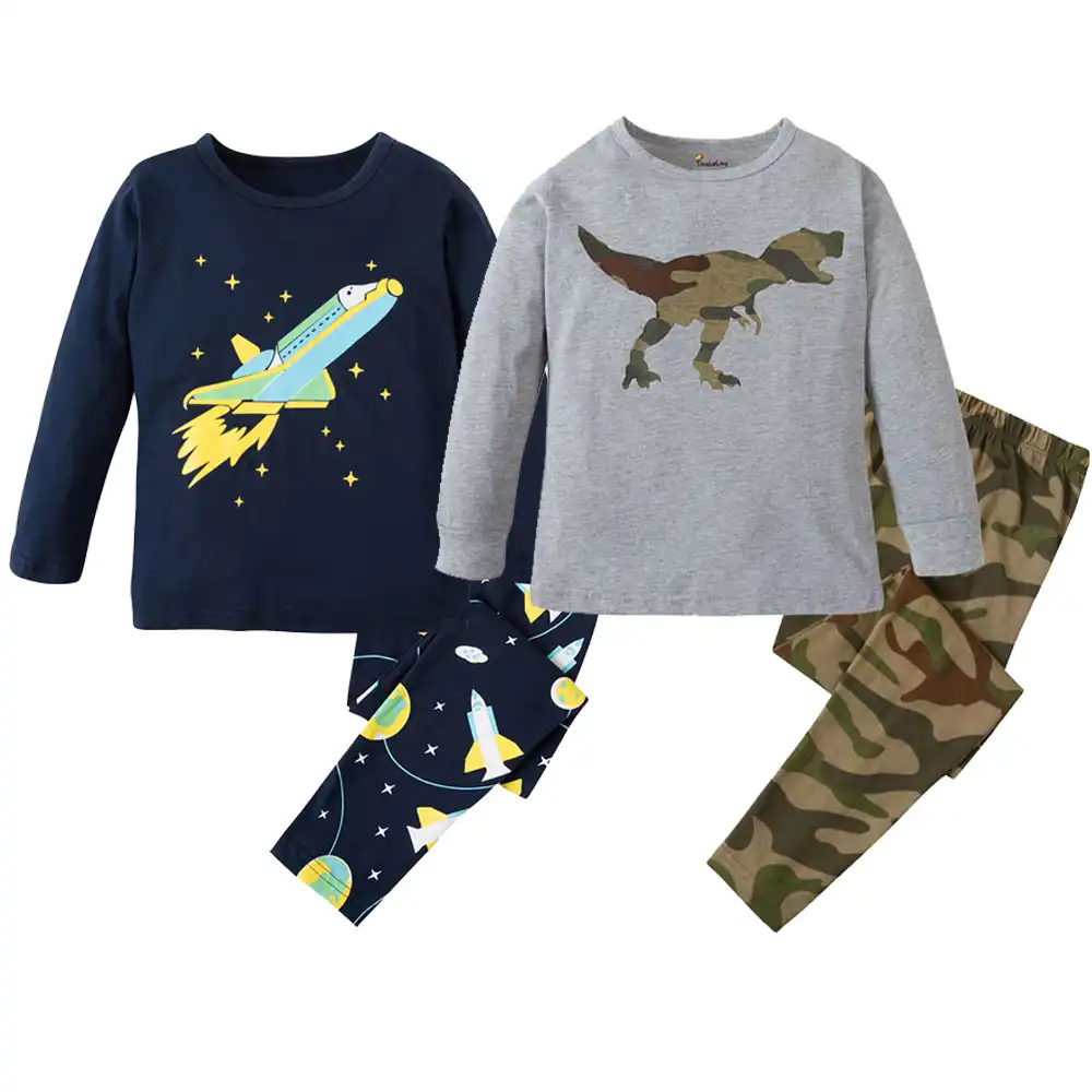 Pijamas De Dinosaurios Para Ninos Y Ninas Ropa De Dormir De 1 A 8 Anos Nueva Kids Pajama Sets Baby Pyjamasboys Pijamas Aliexpress