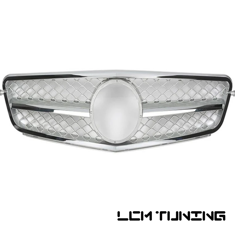 Передний бампер гоночная решетка для Mercedes Benz C class W204 06 07 08 09 10 11 12 13 с
