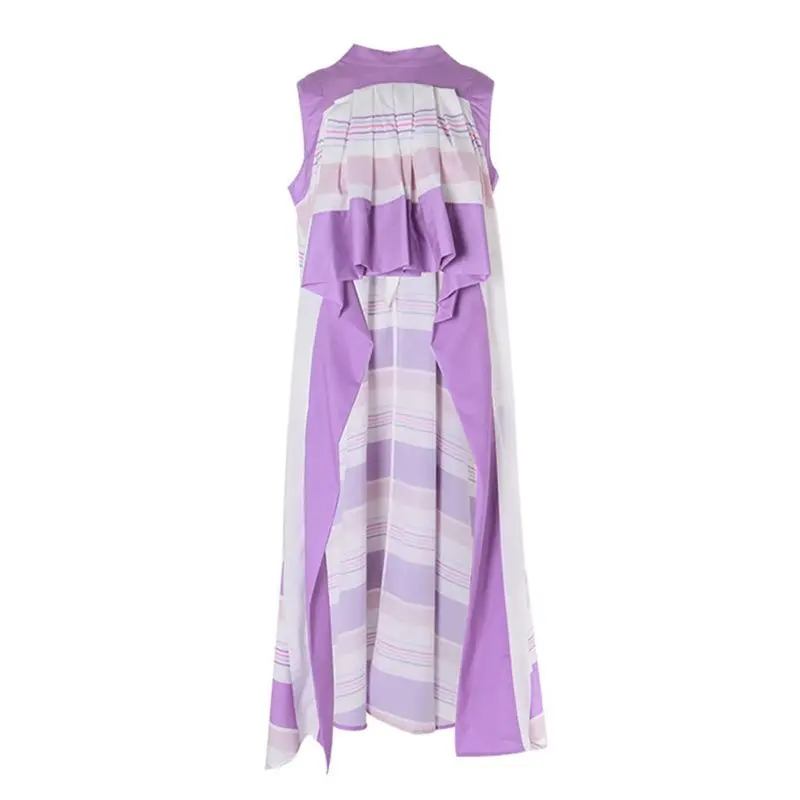 Summer Office Ladies Purple Elegant Blouses Women