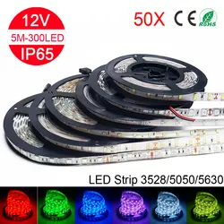 Оптовая продажа 5 m RGB Светодиодные ленты Light 5050 5630 3528 SMD 60 светодиодный s/M Светодиодные ленты e Строка Гибкий Светодиодная лента