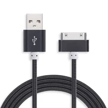 COOLSELL 1,5 м 30pin usb кабель для зарядки и передачи данных для iphone 4S ipad 2/3 красочные Алюминиевые плетеные провода высокого качества