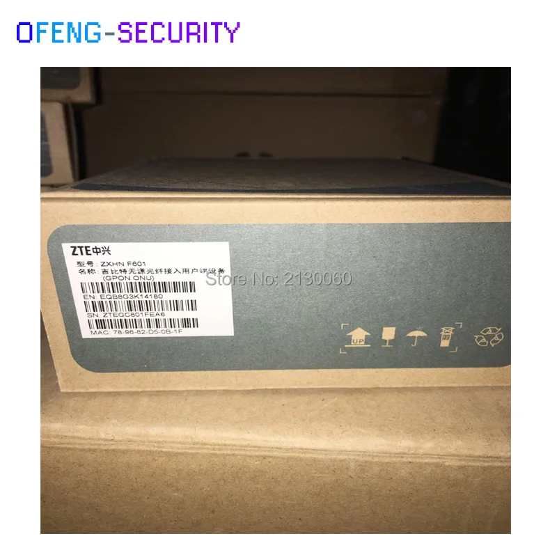 ZTE GPON Terminal ONT ZXA10 F601 FTTH GPON ONT ONU Modem with 1 GE Ethernet Port  ZTE GPON Terminal ONT ZXA10 F601 FTTH GPON ONT ONU Modem with 1 GE Ethernet Port