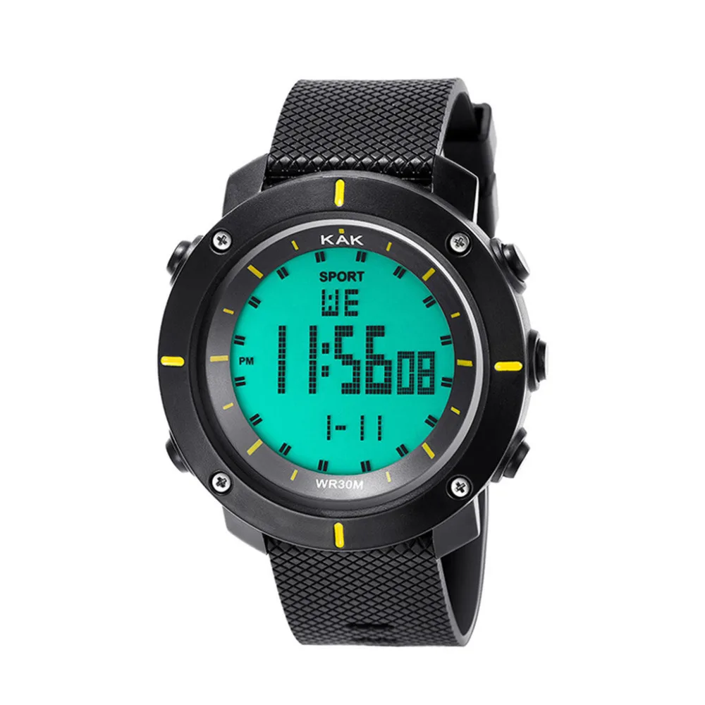

2019 Series Men's Models Sports Fitness Business Wild Luxury Men's Watch Fashion High-End Men's 30M Waterproof Electronic Watch