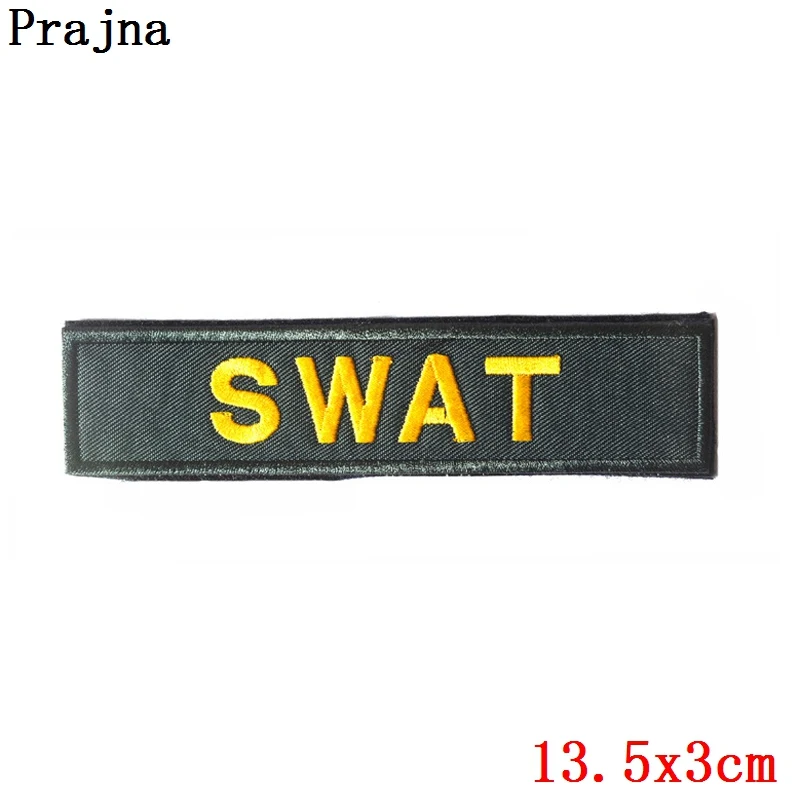 Prajna, армейский военный тактический боевой патч, крючок, петля, сталкер, полицейский патч, бесклеевая вышивка, нашивка в полоску для одежды - Цвет: Фиолетовый