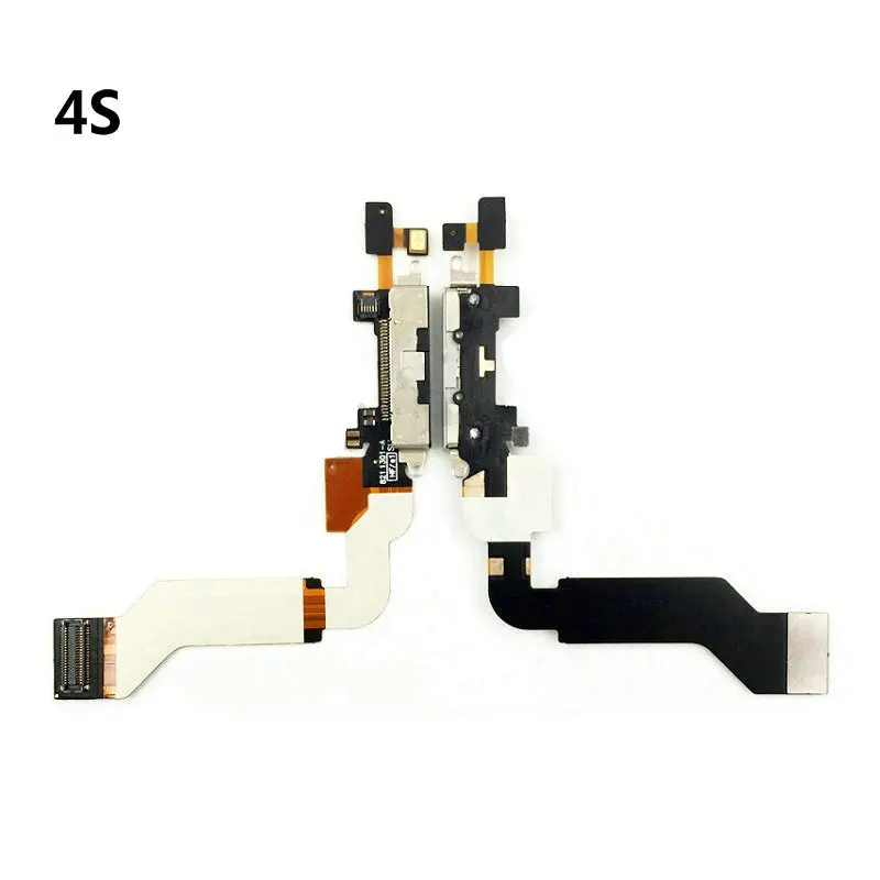 Запасной гибкий кабель для зарядки iPhone 4S 5 5S 5C SE USB-порт док-разъем с микрофоном |