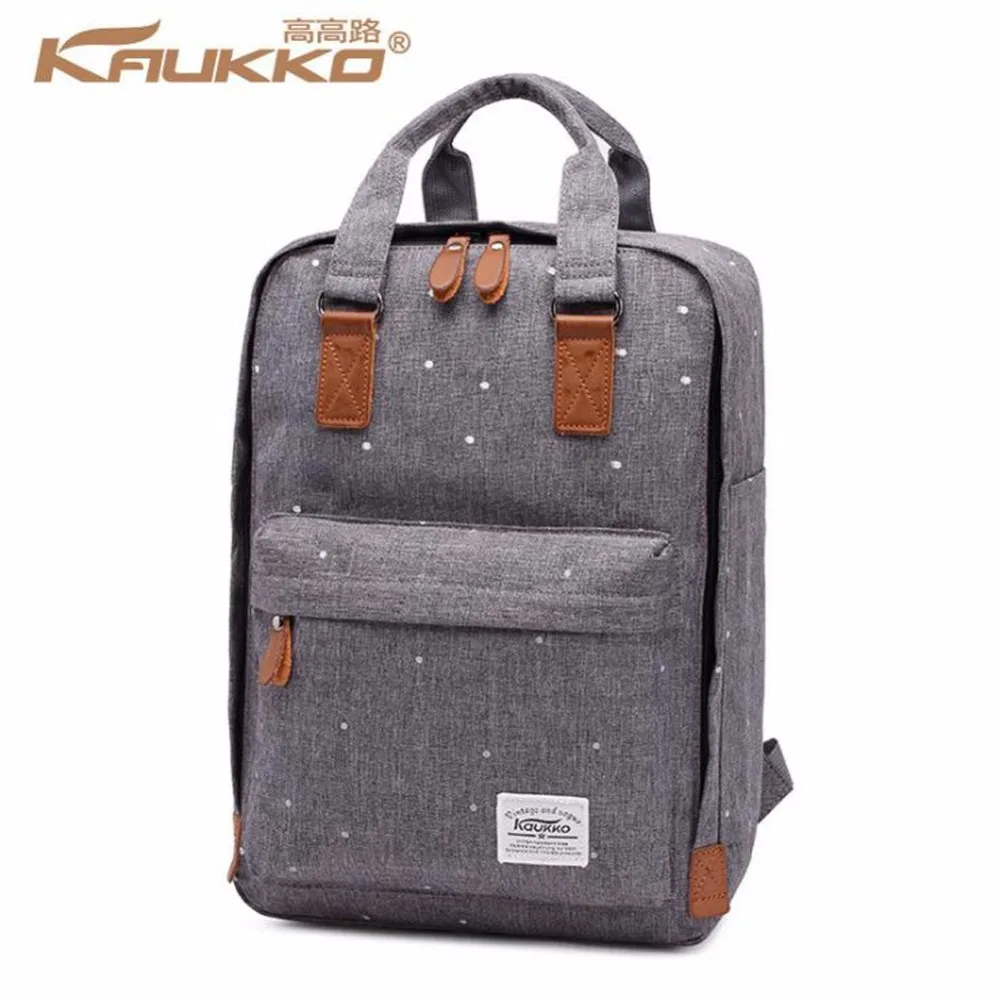 Стильный рюкзак KAUKKO из ткани Оксфорд дорожный легкая сумка ранец|fabric backpack|travel