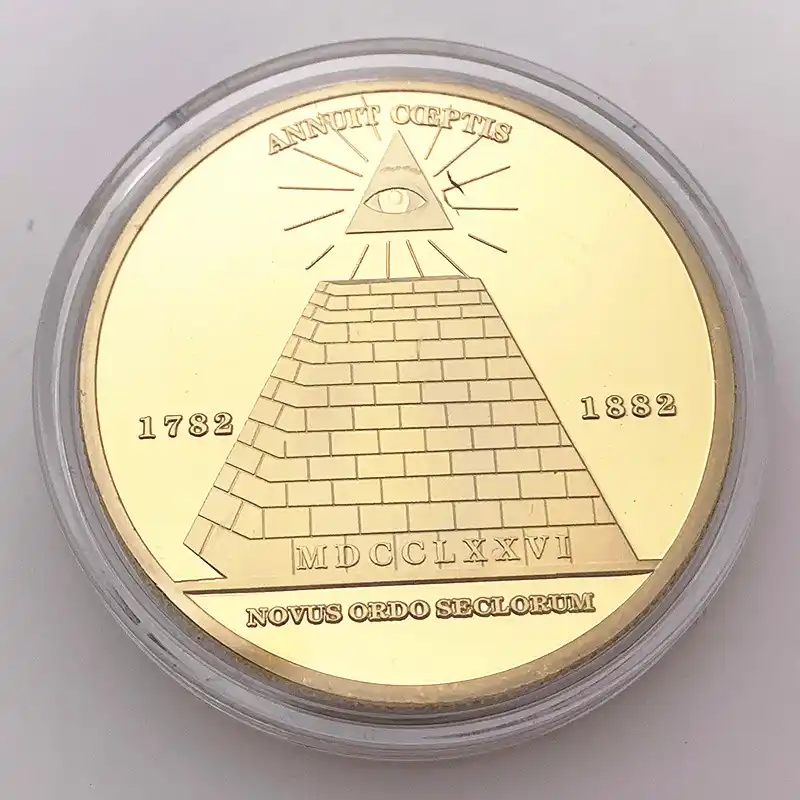 1782 Egyptian Pyramid Commemorative Coin Cultural Heritage Gold Coin Coin Flying Eagle Coins Collectibles Home Decoration