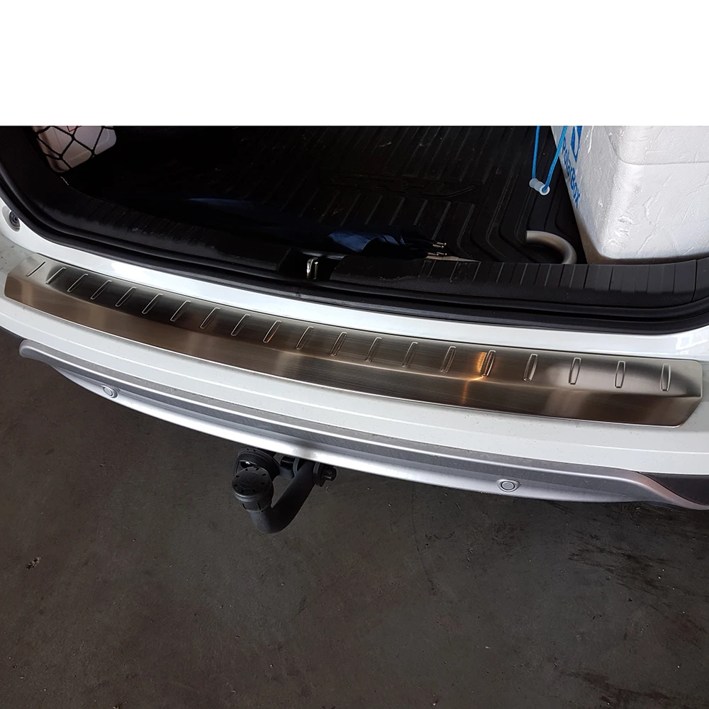 

KOUVI 3pcs stainless steel Rear Bumper Protector Tailgate Trunk Guard door sill scuff plate for Honda CRV CR-V 2012 13 14 15 16