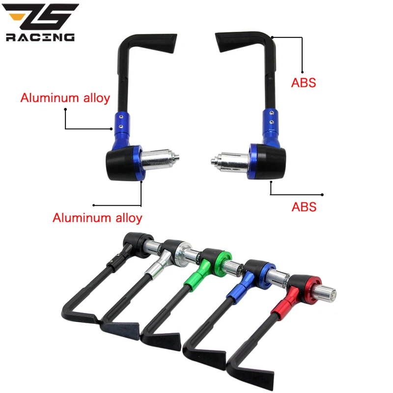 

ZS Racing 22mm/0.87" Motorcycle Protector Handlebar Proguard Brake Clutch Levers Handgrip Aluminum&ABS for Honda for Yamaha KTM