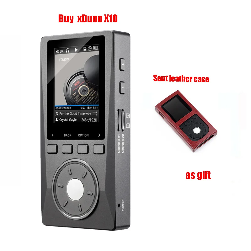 XDUOO X10 MP3 Player Original Portable High Resolution Lossless DSD64