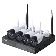 ESCAM WNK404 720 P wifi ip-камера 4CH Беспроводной NVR комплект