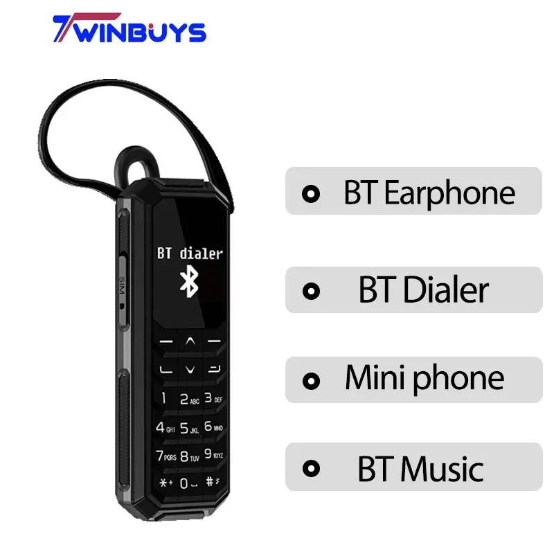 

AEKU KK2 wireless Bluetooth Headphone mini Kids Cell Phones handsfree Bluetooth Dialer Magic Voice GSM SIM children Mobile Phone