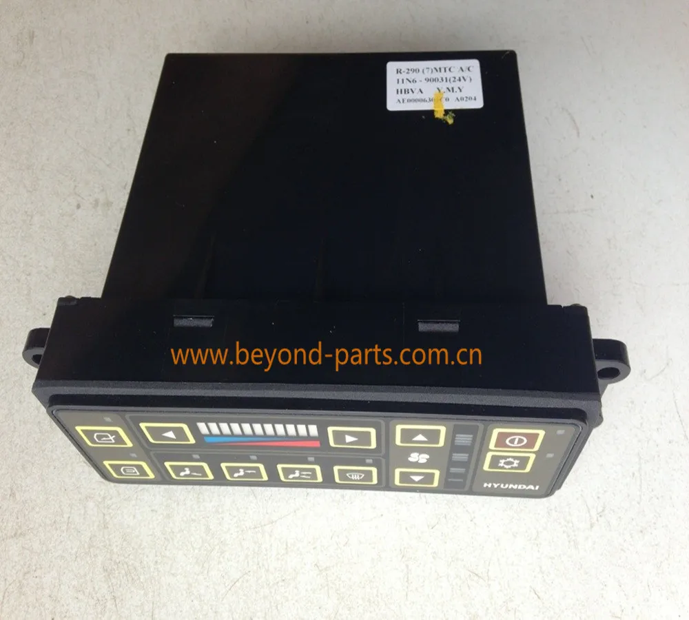 Hyundai_Excavator_Air_conditioner_controller_panel 11n6-90031_