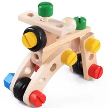 WYNLZQ Детские Обучающие деревянные игрушки блоки винты сборка детские подарки на день рождения Детские игрушки для взрослых Детский сад Новинка