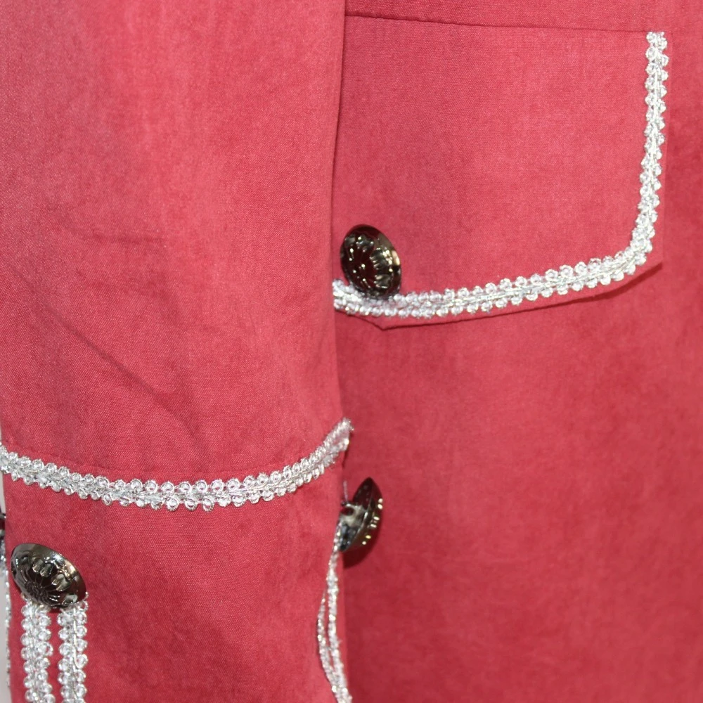 Готическая парчовая куртка Тренч бархатная отделка с длинным рукавом наряд S-3XL мужские стимпанк фрак платье викторианское утреннее пальто