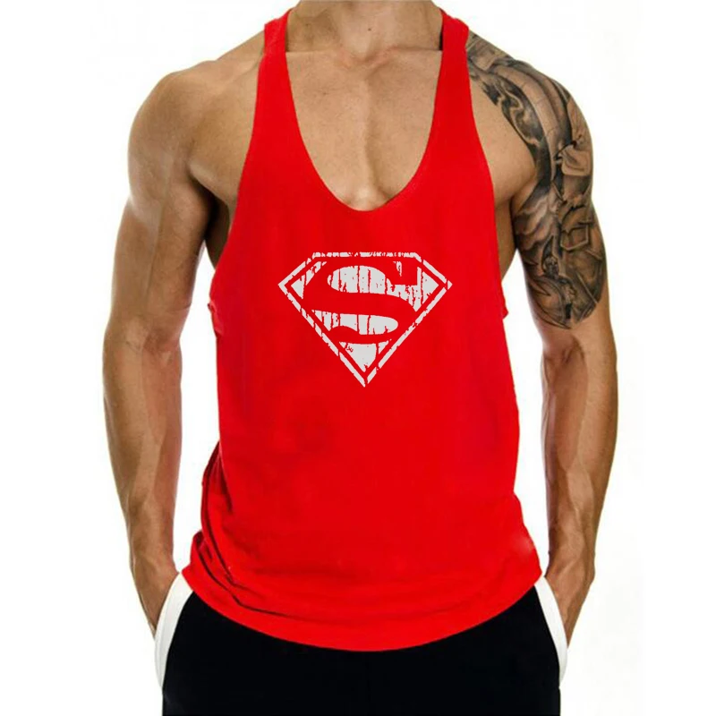 Бренд тренажерные залы Стрингер Singlets Мужская одежда мышцы Бодибилдинг без