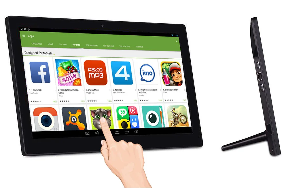 15 6 дюймовый четырехъядерный настольный ПК Android все в одном (RK3188 1 Гб RAM 8 nand flash Bluetooth