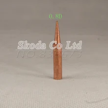 10 шт./лот паяльник из чистой меди 900M-T-0.8D для Hakko паяльная станция SAIKE