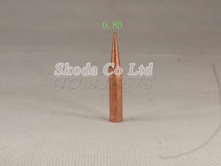 

Free shipping 10pcs/lot Pure copper soldering iron tips 900M-T-0.8D for Hakko Saike soldering station