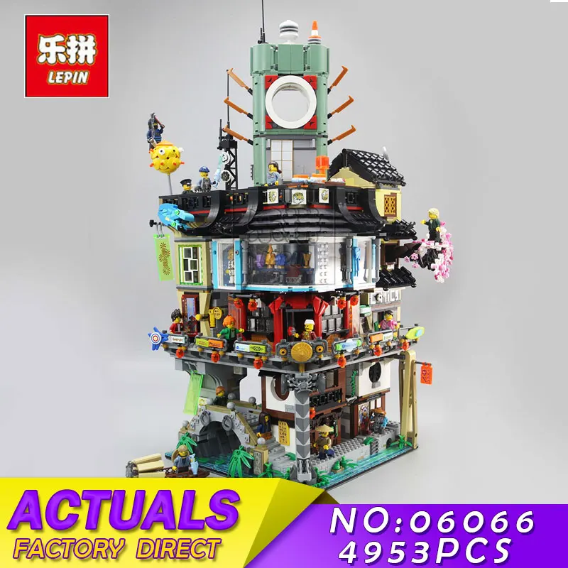 

Lepin 06066 06022 Creative Ninja Series City Creator Construction Modular Building Blocks Bricks Masters Toys Compatible 70620
