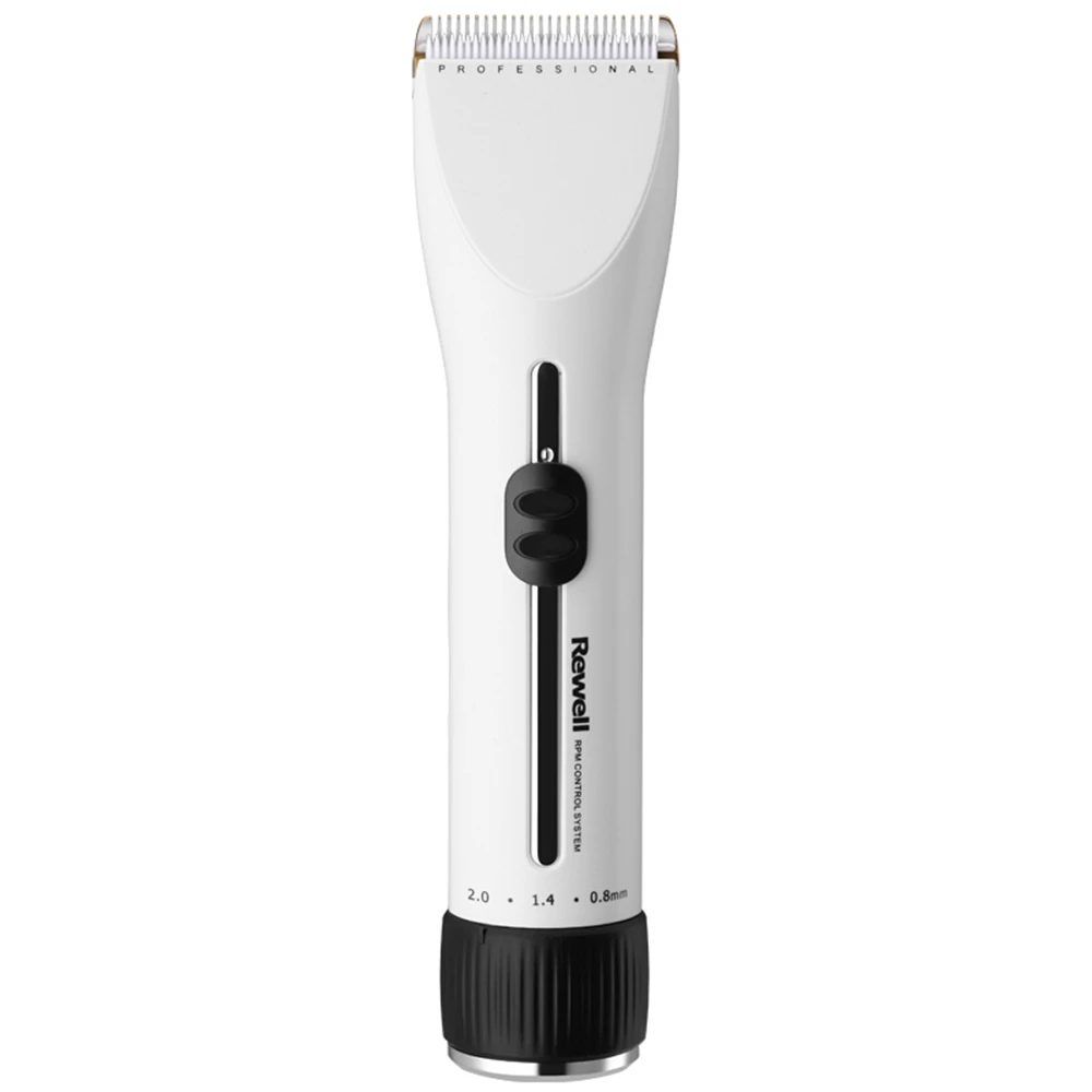 Профессиональная электрическая машинка для стрижки волос для мужчин, Керамический Резак, электрический триммер для волос, машинка для стрижки бороды, литиевая батарея - Цвет: F35 White