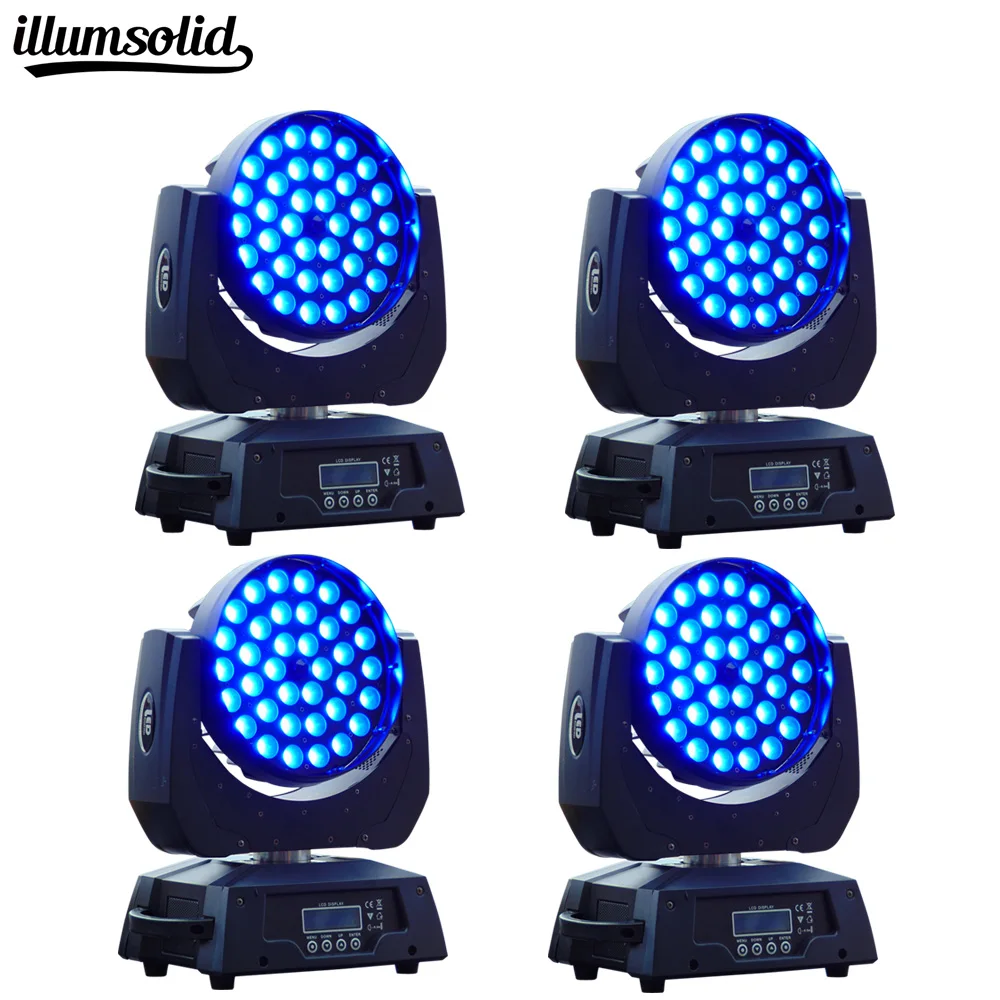 

4lot High Quality LED Moving Head zoom Light 36X12W RGBW wash DMX 17Ch DJ Nightclub Party Concert Stage Lighting
