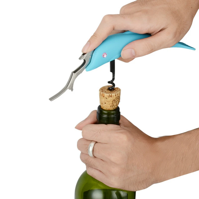Креативный узор Дельфин многофункциональный штопор для бутылок крышка открывалка для пива открывалка для бутылок