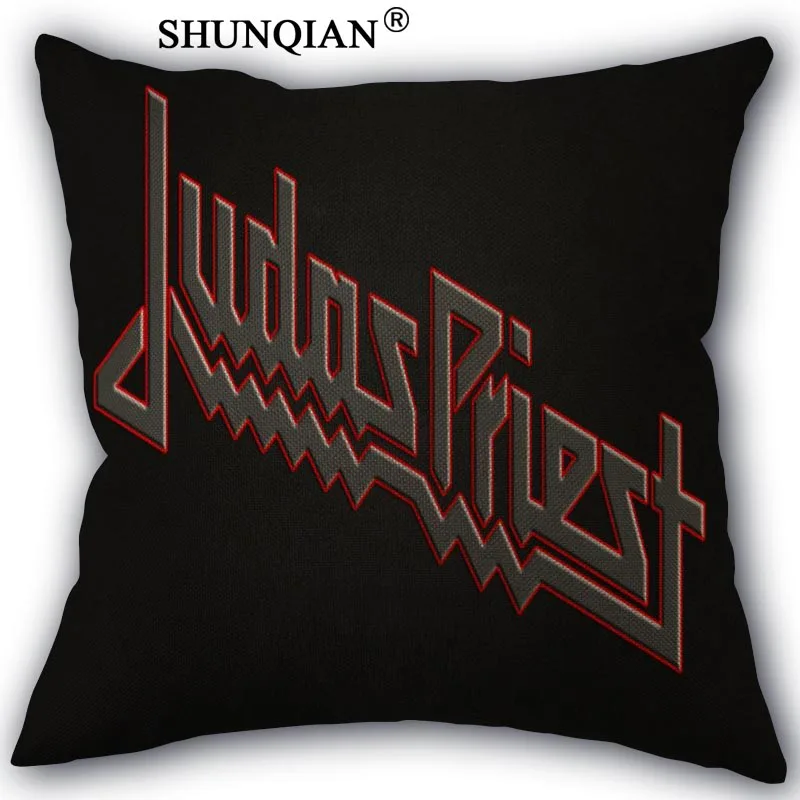 ShunQian Наволочка на заказ Judas Priest домашний текстиль квадратная 45X45 см декоративное хлопковое белье Наволочка Новогодняя наволочка - Цвет: Pillow Cover