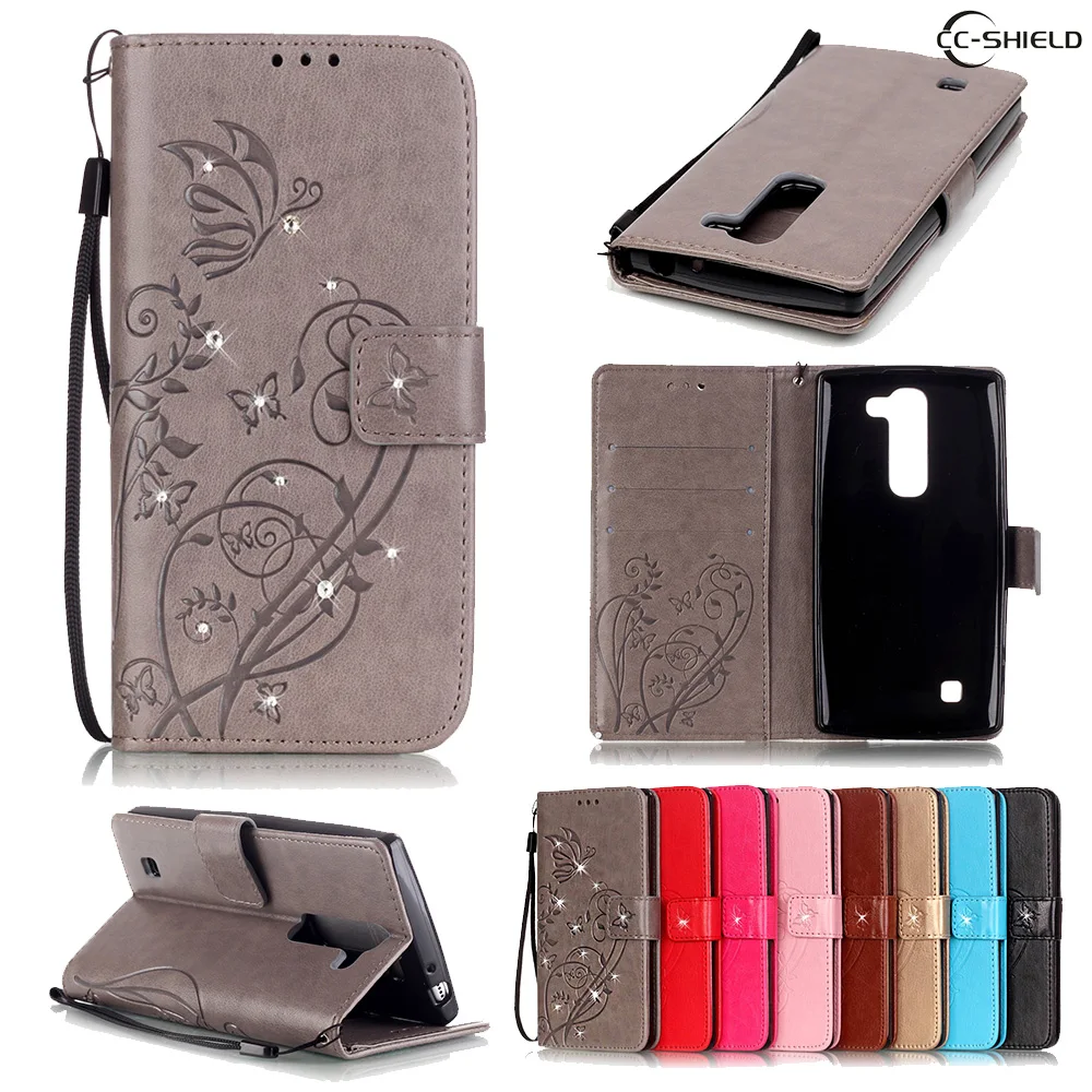 

Flip Case for LG G4c / G4 c / G 4c H522 H522Y Leather Diamond Phone Case for LG Magna C90 C 90 H520Y H502f H520f H525ntr capa