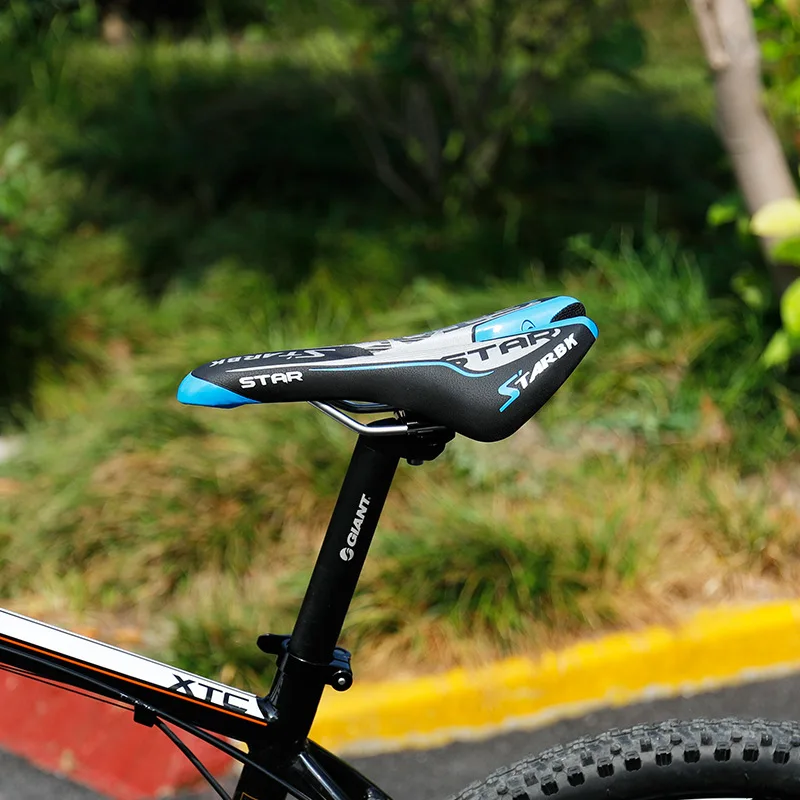 Горный велосипед седло MTB дорожный седла Велосипедное Сиденье чехол ПВХ дышащий