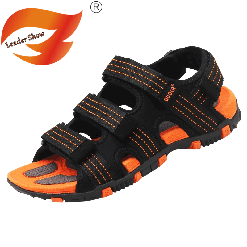 

Leader Show Summer Men Adult Outdoor Sandals Men Casual Shoes Comfortable Non-slip Men Beach Shoes Original Breathable Slippers